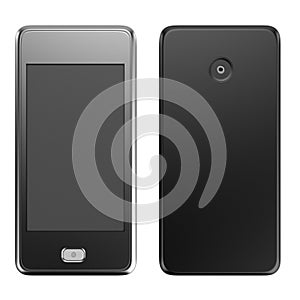 3d render of touchphone