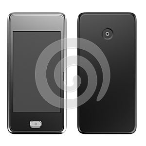 3d render of touchphone photo