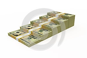 twenty dollar banknote (clipping path)