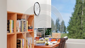 3D computer Generated image: Model of AGV in LAB