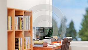 3D computer Generated image: Model of AGV in LAB