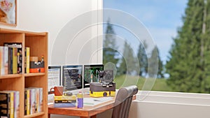 3D computer Generated image: Model of AGV in LAB