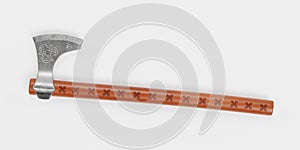 3D Render of Viking Axe