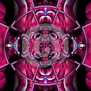 3D render combo pattern tile