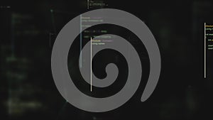 3d rendered illustration of digital hacker program coding cyber screen
