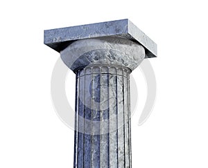 3d rendered illustration of three column photo