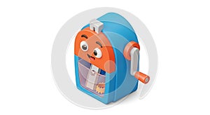 Cartoon Pencil Sharpener with Face