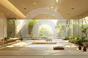 Modern White Interior Apartment Panorama - 3D Render