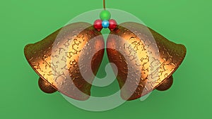 3d rendered jingle bells