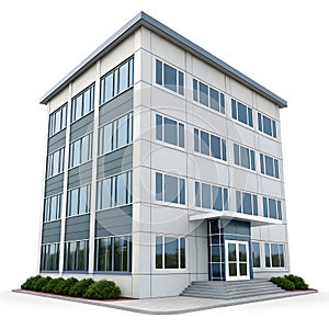 3D office icon isolated