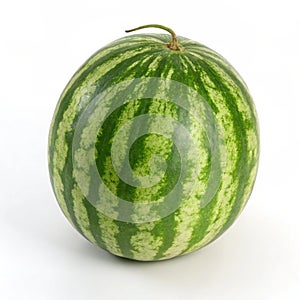 Watermelon fruit 3D isolated on white background photo
