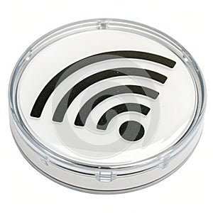 WiFi Icon Transparent Element isolated on white background