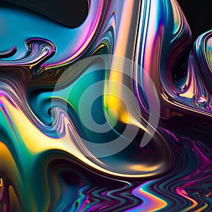 3d rendering of abstract fractal background. Computer generated graphics.