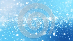3D rendering of abstract shiny blue background
