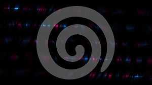 3d Rendering. Abstract violet, blue, black light pattern with the gradient. Background black dark modern