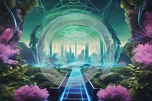 3 d rendering - alien fantasy - alien background3 d rendering - alien fantasy - alien