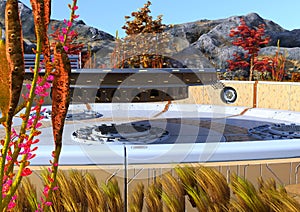 3D Rendering Alien Plantet