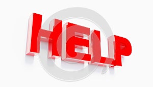3d rendering Animated red letters Help