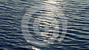 3D rendering of a beautiful top view of the waves in the ocean