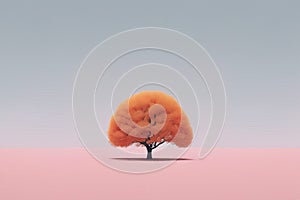 3 d rendering of a beautiful tree3 d rendering of a beautiful