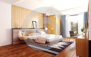 3D rendering bedroom