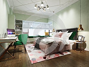 3D rendering bedroom