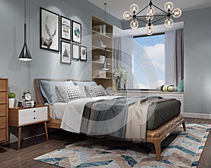 3D rendering bedroom