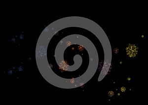 Virus bacteria cells background