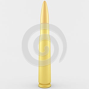 3d Rendering of a 50 BMG Cartridge photo