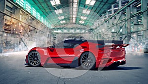 3D rendering concept car