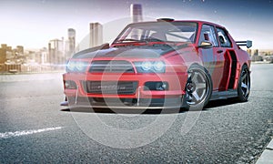 3D rendering - concept car