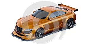 3D rendering concept car