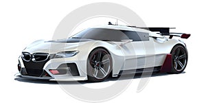 3D rendering concept car