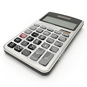 3D rendering of calculator device