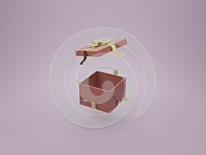 3d rendering christmas new year concept