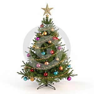 3D rendering of Christmas tree
