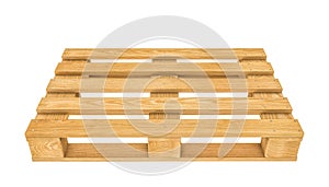3d rendering of classic wooden pallet