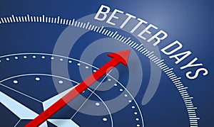 Compass with a Better Days icon.