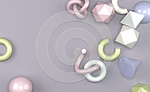 Geometric Realistic Looking Primitive Objects