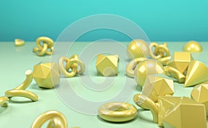 Geometric Realistic Looking Primitive Objects