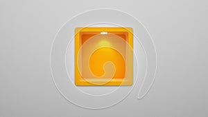 3d rendering of Empty Rounded Niche Shelf Display In The Wall.
