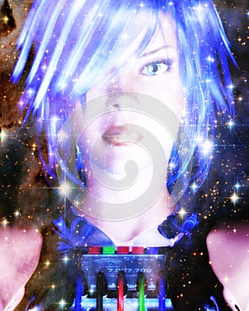 3D Rendering of a female Face - Elements by NASA