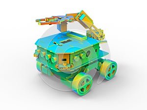 3D rendering -  finite element analysis