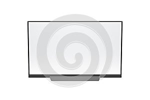3D Rendering of Flat Screen TV Indoor