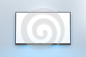 3D Rendering of Flat Screen TV Indoor