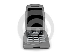 3D Rendering of generic flip phone