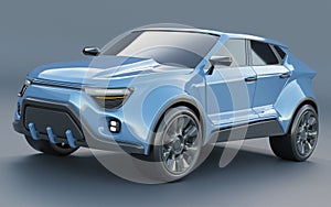 3d rendering of generic suv vehicle concept photo