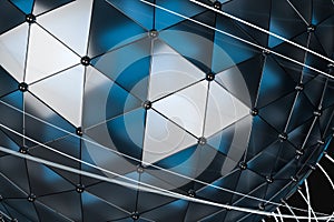 3d rendering, global lines and triangle shapes