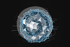 3d rendering, global lines and triangle shapes