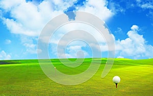 3D rendering, golf ball,